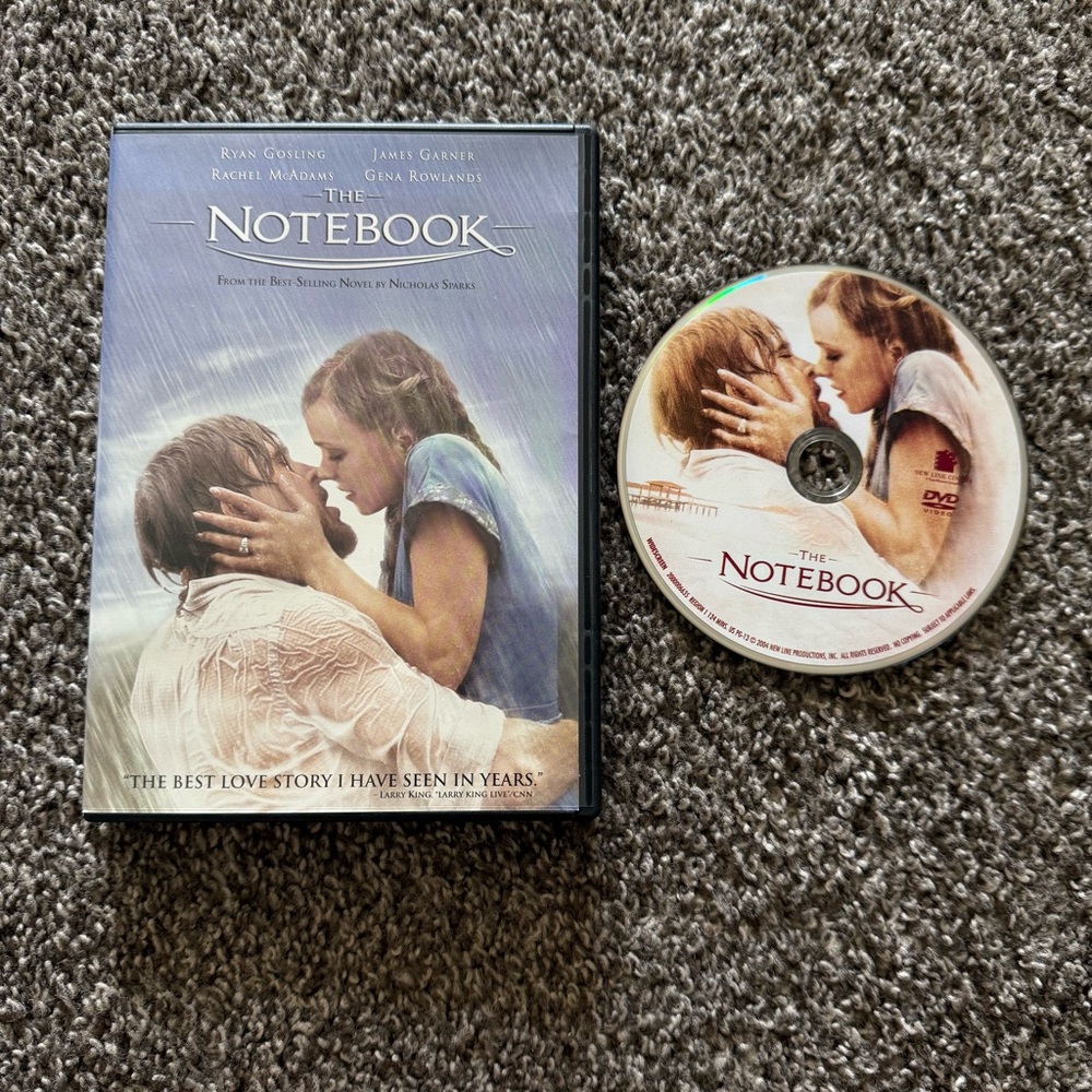 The Notebook Movie DVD - Nicholas Sparks
